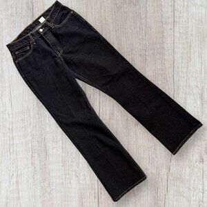 Vintage Y2K LEVI’S 515 Bootcut Low Rise Dark Wash Denim Jeans Made In USA 2002